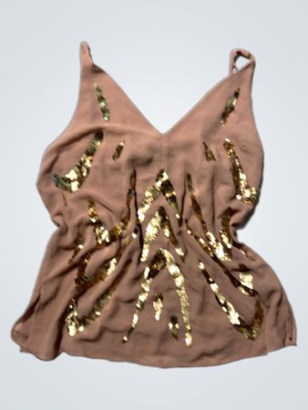 Pink Sequin Top