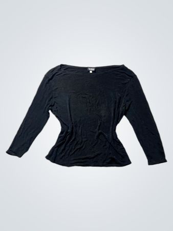 NUDIIR Black Long-Sleeve Top