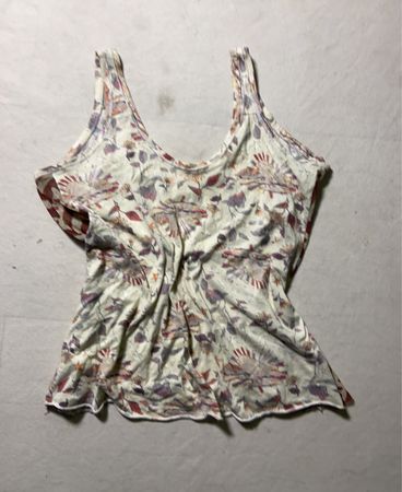 Floral Pattern Tank Top