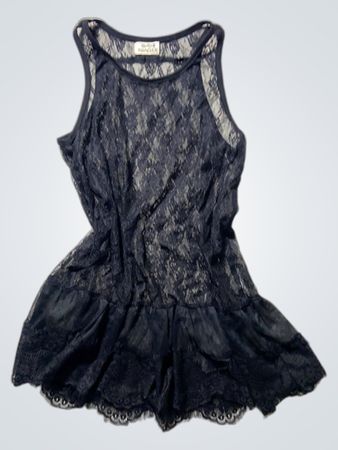 Holly Bracken Black Lace Top