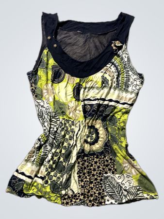 Armani Printed Sleeveless Top