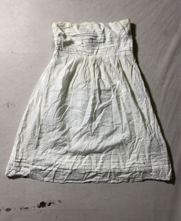 Chloé Embroidered Strapless Dress