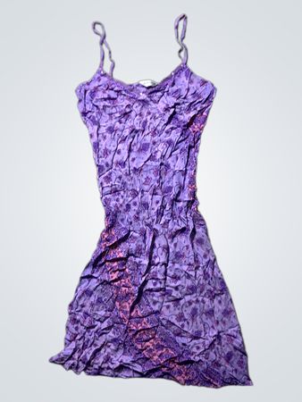 Topshop Purple Floral Mini Dress