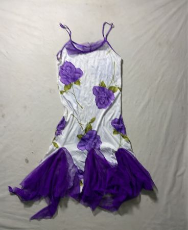 Purple Floral Dress
