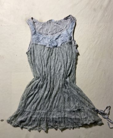 Gray Lace Dress