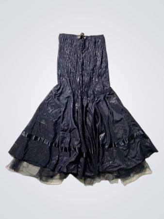 Black Sequined Skirt