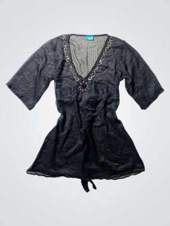 Black Embellished Top