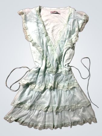 Bazerbash Light Blue Lace Dress