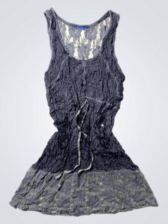 Gray Lace Dress
