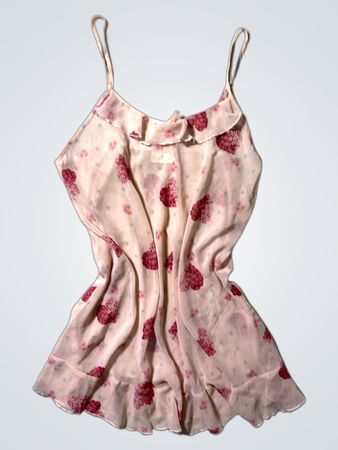 Pink Floral Camisole
