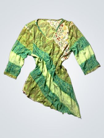 Green Paisley Dress