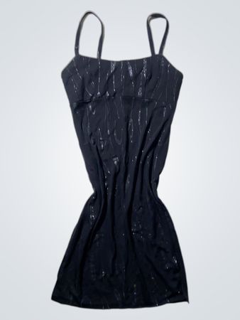 Black Dress with Thin Straps