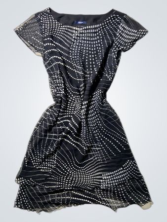 Black and White Polka Dot Dress