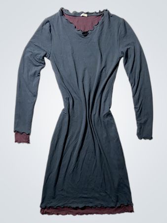 Long Sleeve Gray Dress