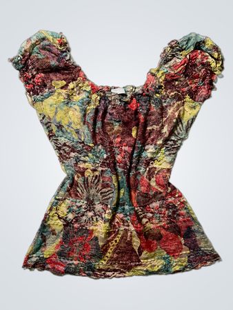 Multicolored Floral Top