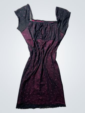 Black and Purple Dress