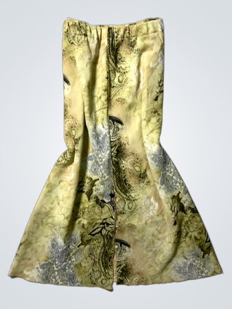 Green Floral Skirt