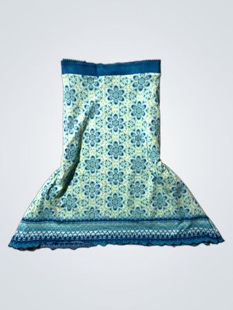 Blue Patterned Fabric