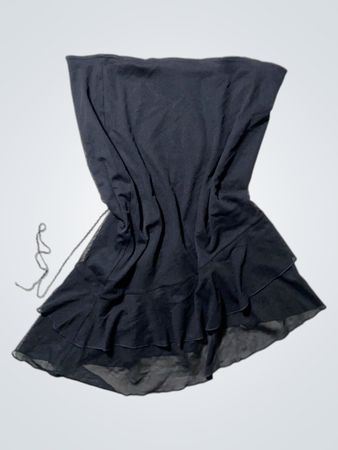 Black Ruffled Dress