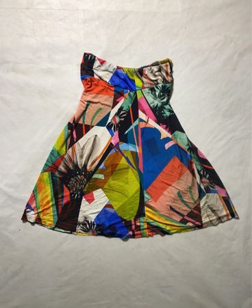 Multicolored Floral Skirt