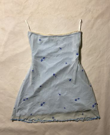 Blue Floral Camisole
