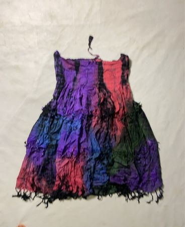 Multicolor Tie-Dye Skirt