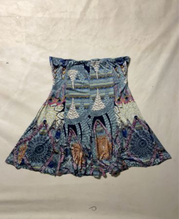 Blue Patterned Dress