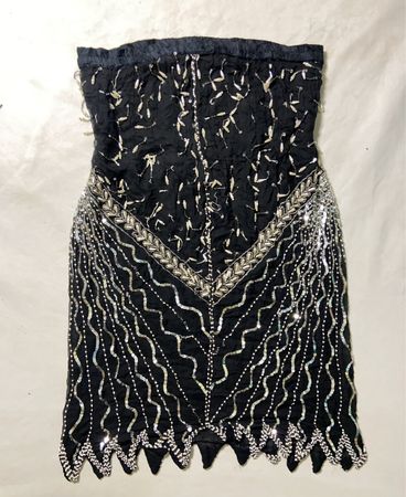 Black Embellished Skirt