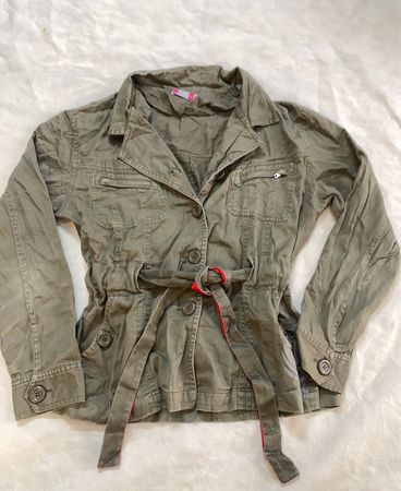 est.wear Women's Military Style Jacket with Belt