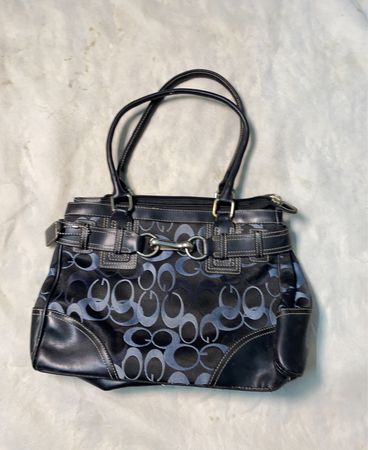 Coach Signature C Monogram Tote Bag