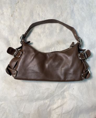 St. John's Bay Brown Faux Leather Hobo Handbag