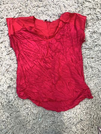 Red Blouse by Adrienne Vittadini
