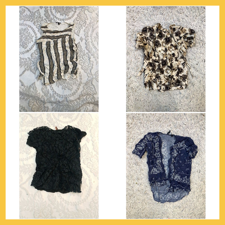 Designer Blouse Bundle - Massimo Dutti, Juicy Couture, Tommy, Theory & More