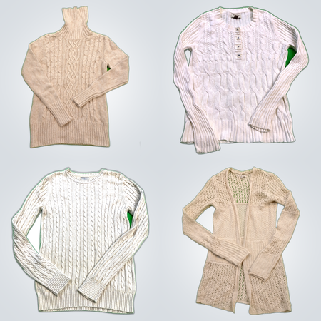 St. John's Bay & More Sweater Bundle - 10 Piece Knit Mix