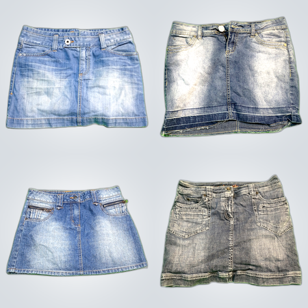 Denim Mini Skirt