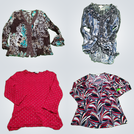 Y2K Printed Blouses Bundle