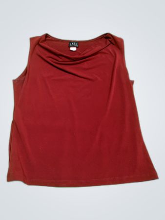 JKLA Draped Sleeveless Blouse