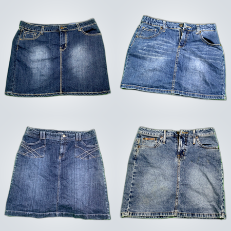Y2K Denim Mini Skirts