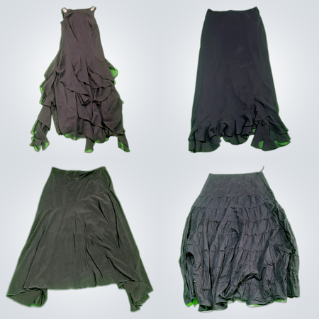 Y2K Gothic Asymetric Dress Unknowns