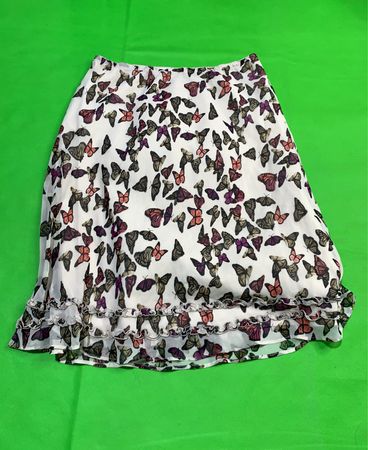 East 5th Butterfly Print Mini Skirt