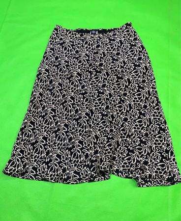 Lands End Silk Skirt