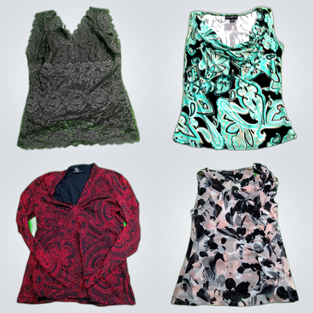 INC Y2K Printed Blouses