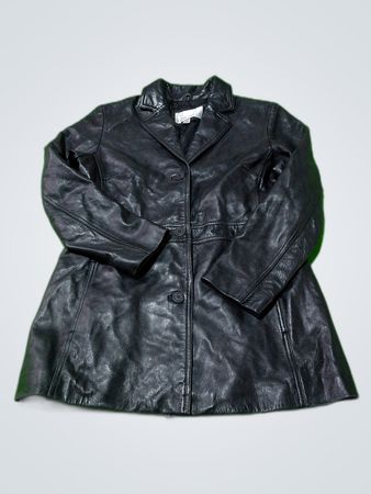 Nine West Black Leather Jacket