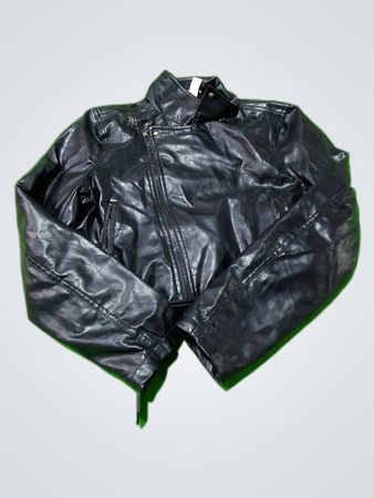 Abbey by Alina Laigno Black Leather Jacket