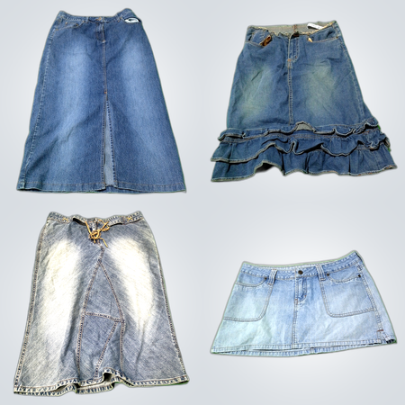 Y2K Denim Skirts Bundle