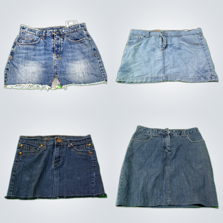 Y2K Denim Mini Skirt