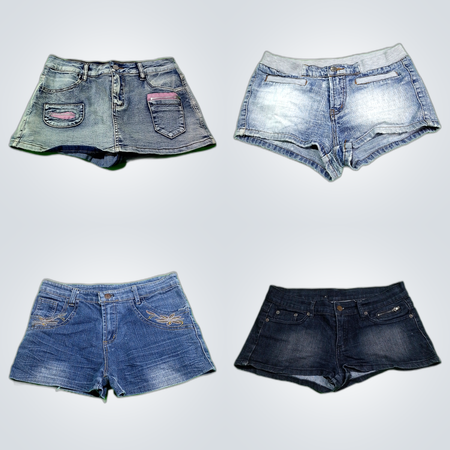 Y2K Denim Shorts Bundle