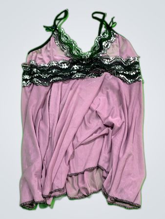 Pink Chemise with Sequins