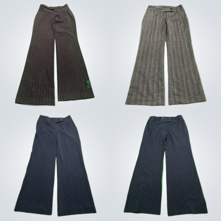 Y2K Pinstripe Pant Bundle