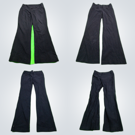 Black Flare Leg Pants